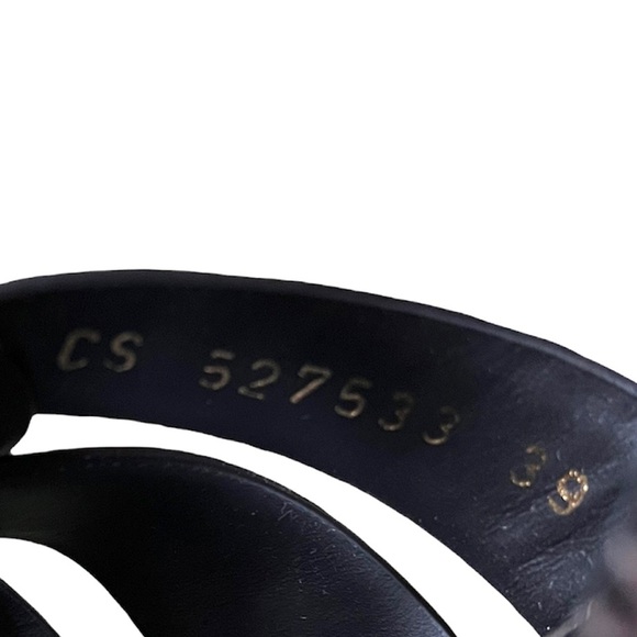 NEW Saint Laurent 105 Tribute Croc Embossed 39 Ultra Grey - Picture 9 of 13